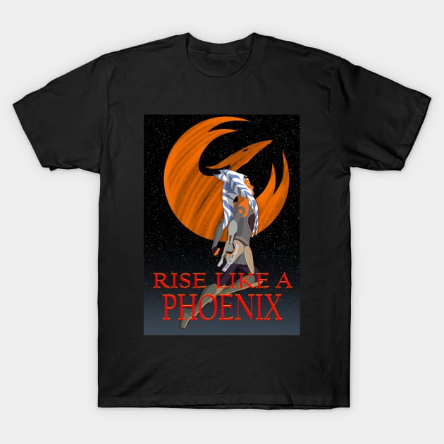 Rise like a Phoenix T-Shirt by JakkalDesigns